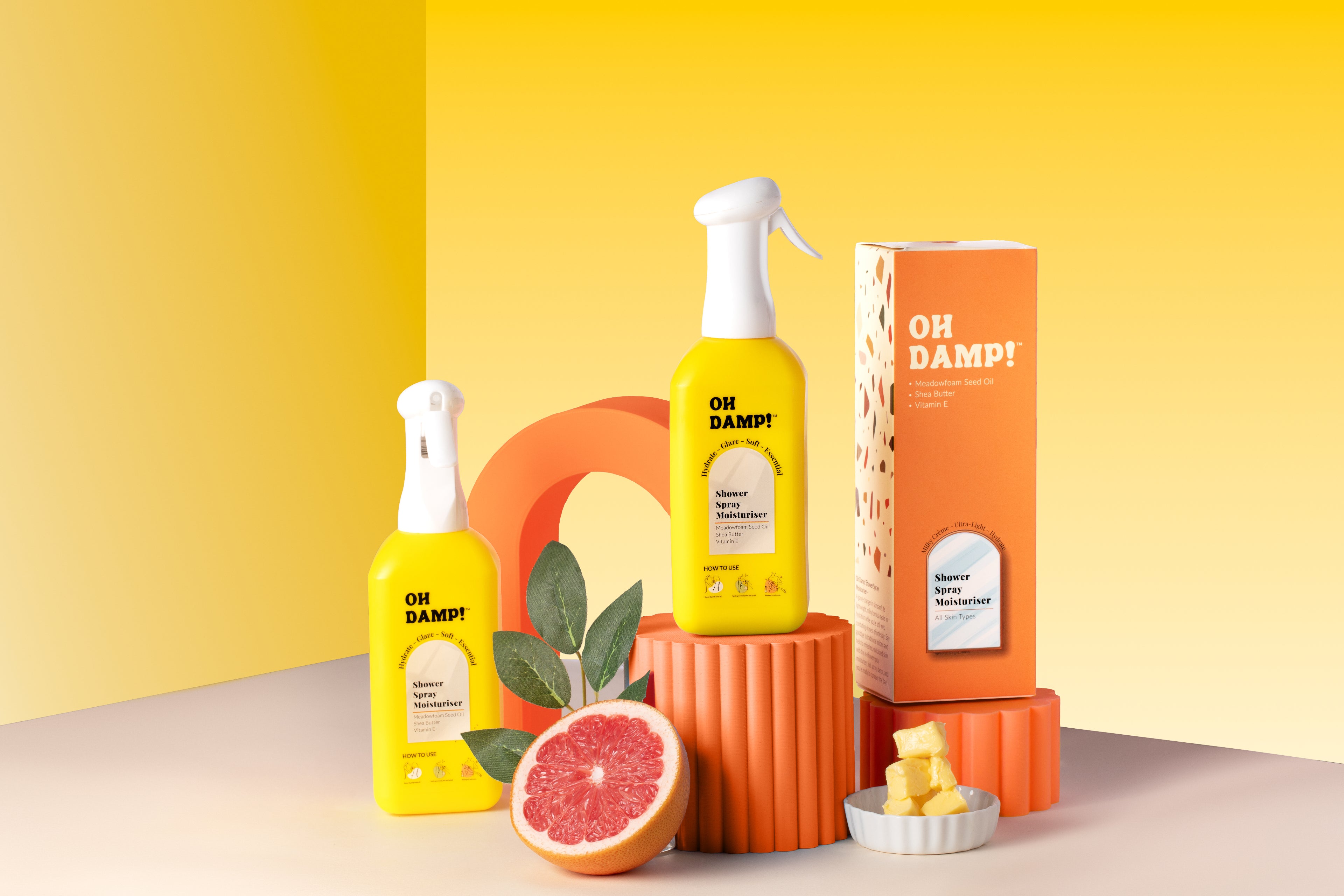 Shower spray moisturizer